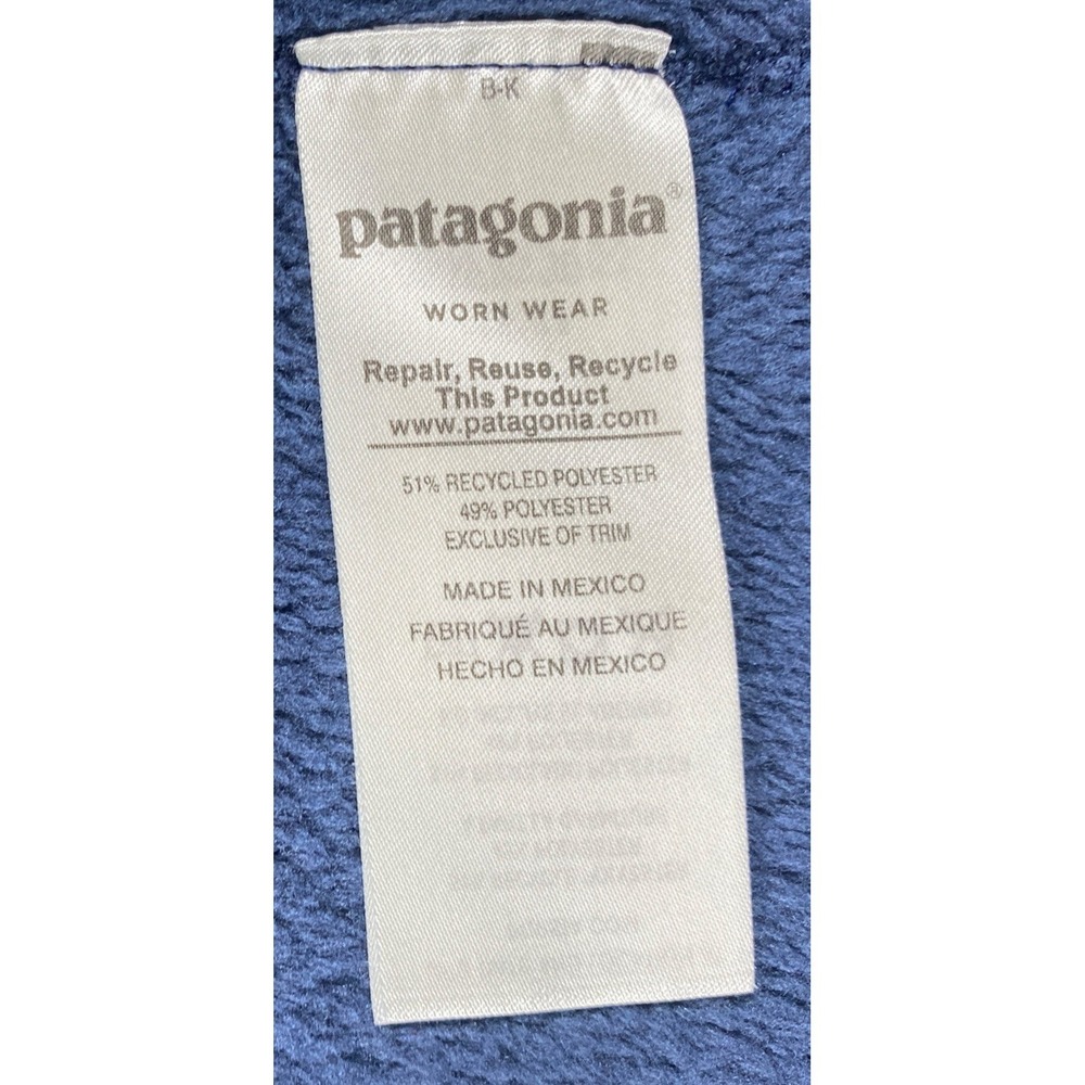 Patagonia Re-Tool Snap-T Pullover Navy Blue Women's Medium - Picture 6 of 7